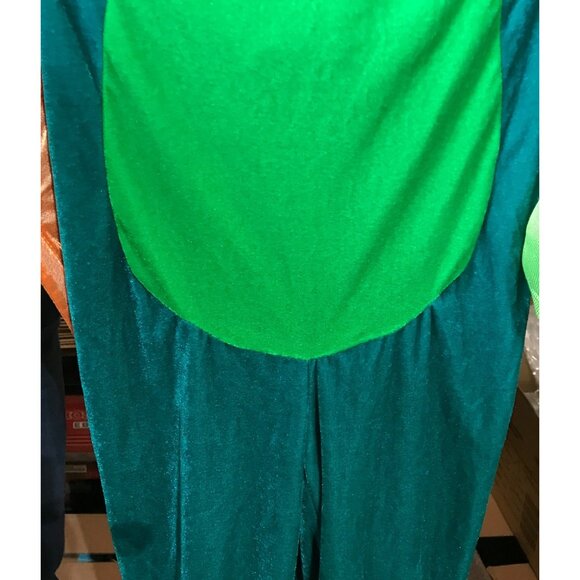 Toddler Dragon Costume With Orange Wings & Green Belly No Mask 4T - Picture 6 of 9